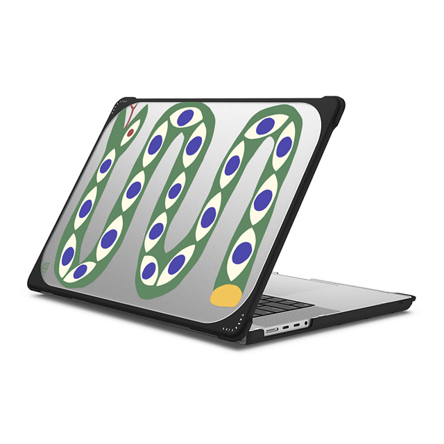 Luke John Matthew Arnold x CASETiFY MacBook Pro 16-inch (M1 - M4) Animal,Cartoon ブラック バウンス ケース Serpent Sees by LJMA Back to School Luke John Matthew Arnold x CASETiFY MacBook Pro 16-inch (M1 - M4) Animal,Cartoon ブラック バウンス ケース Serpent Sees by LJMA Back to School