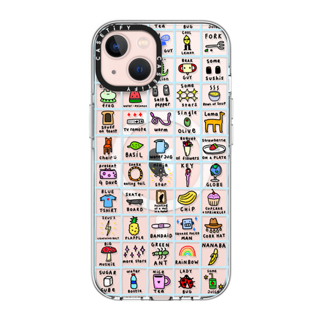 Poppy Starr Olsen x CASETiFY iPhone 13 ケース クリア クリア ケース MagSafe対応 A Bunch of Stuff