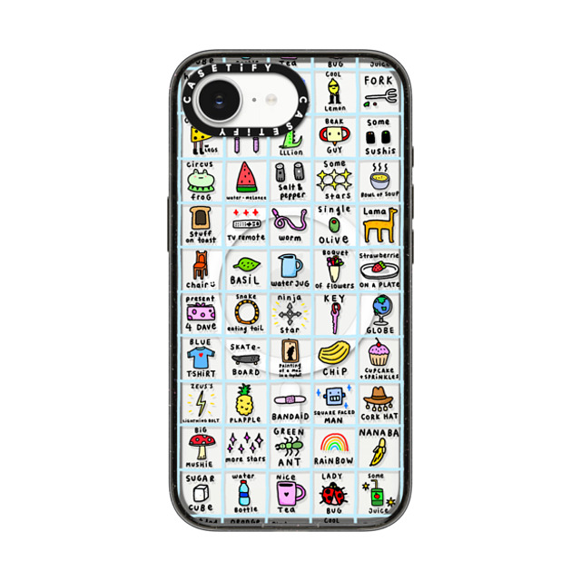 Poppy Starr Olsen x CASETiFY iPhone 16e Case Black Impact Case MagSafe Compatible A Bunch of Stuff Back to School Poppy Starr Olsen x CASETiFY iPhone 16e Case Black Impact Case MagSafe Compatible A Bunch of Stuff Back to School