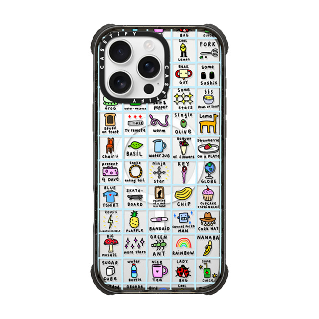 Poppy Starr Olsen x CASETiFY iPhone 16 Pro Max Case Black ウルトラ インパクトケース MagSafe 対応 A Bunch of Stuff Back to School Poppy Starr Olsen x CASETiFY iPhone 16 Pro Max Case Black ウルトラ インパクトケース MagSafe 対応 A Bunch of Stuff Back to School