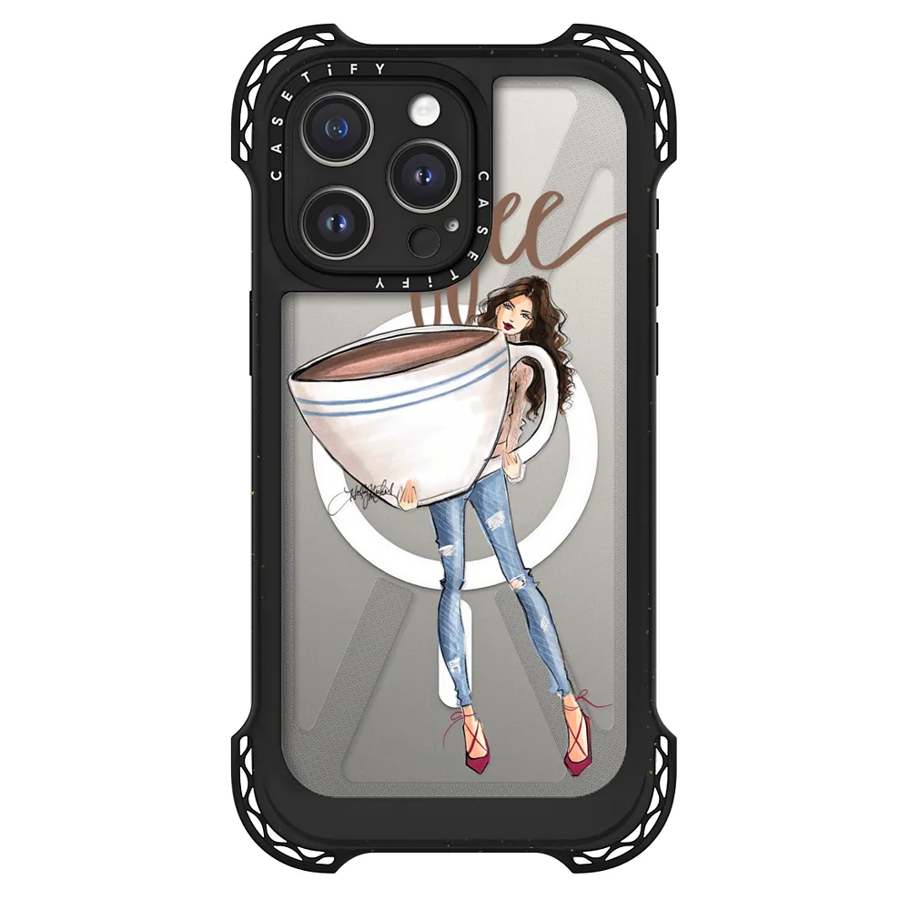 Just one Cup (Coffee Girl Fashion Illustration Case) – CASETiFY