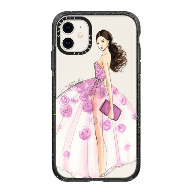 Holly Nichols x CASETiFY iPhone 11 Case Black Impact Case A Rose is a Rose (Fashion Illustration Transparent Phone Case) Holly Nichols x CASETiFY iPhone 11 Case Black Impact Case A Rose is a Rose (Fashion Illustration Transparent Phone Case)