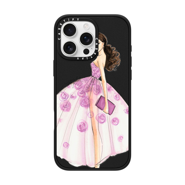 Holly Nichols x CASETiFY iPhone 16 Pro Max ケース Floral マットブラック インパクトケース MagSafe対応 A Rose is a Rose (Fashion Illustration Transparent Phone Case) Back to School Holly Nichols x CASETiFY iPhone 16 Pro Max ケース Floral マットブラック インパクトケース MagSafe対応 A Rose is a Rose (Fashion Illustration Transparent Phone Case) Back to School