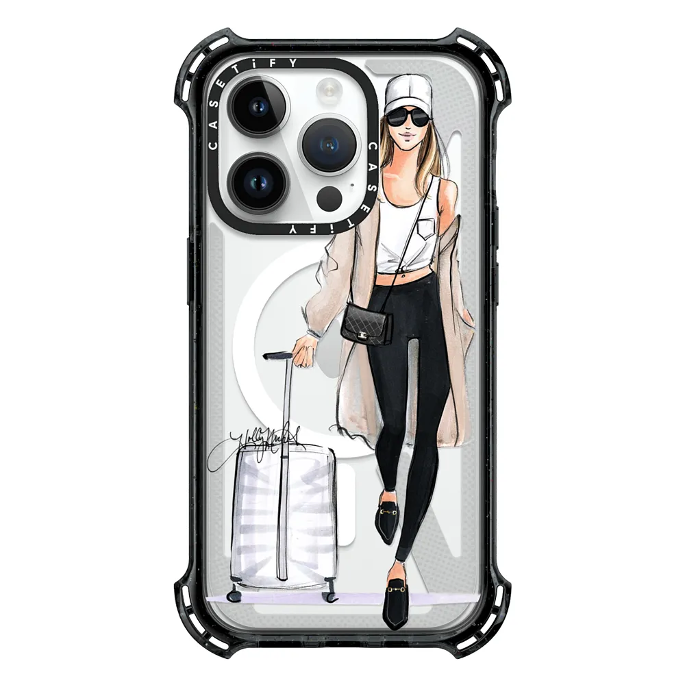 Ready Set Jet Travel Girl Fashion Illustration CASETiFY