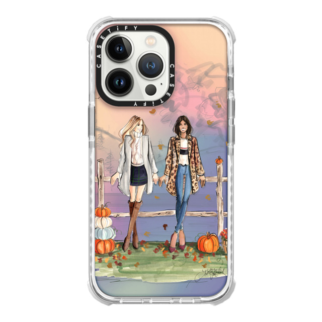 Holly Nichols x CASETiFY iPhone 13 Pro Case オーロラ (レインボー) ウルトラインパクトケース Sweater Weather BFF Fashion Case