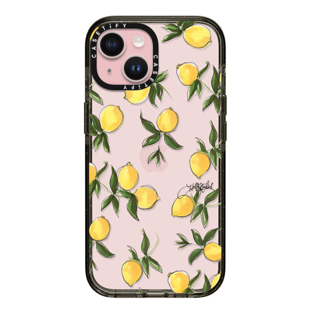 Holly Nichols x CASETiFY iPhone 15 Case Black インパクトケース Holly Nichols Collection, Lemon Print Case Mother's Day Holly Nichols x CASETiFY iPhone 15 Case Black インパクトケース Holly Nichols Collection, Lemon Print Case Mother's Day