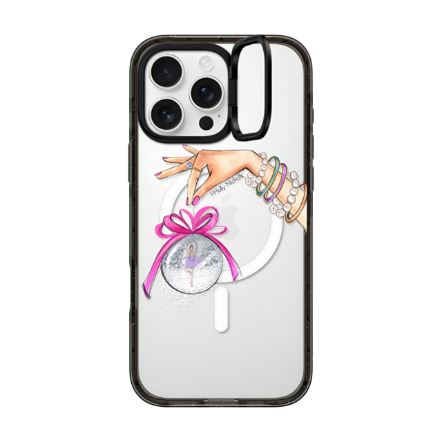 Holly Nichols x CASETiFY iPhone 16 Pro Max ケース Ribbon ブラック インパクトリングスタンドケース MagSafe対応 Making Spirits Bright Father's Day Holly Nichols x CASETiFY iPhone 16 Pro Max ケース Ribbon ブラック インパクトリングスタンドケース MagSafe対応 Making Spirits Bright Father's Day
