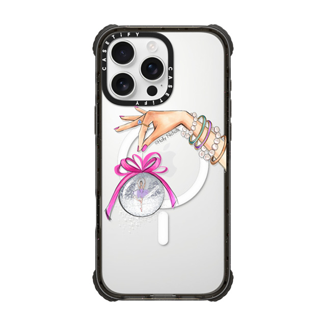 Holly Nichols x CASETiFY iPhone 16 Pro Max Case Ribbon,Bowcore ブラック ウルトラ インパクトケース MagSafe 対応 Making Spirits Bright New iPhone Holly Nichols x CASETiFY iPhone 16 Pro Max Case Ribbon,Bowcore ブラック ウルトラ インパクトケース MagSafe 対応 Making Spirits Bright New iPhone