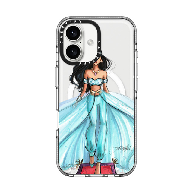 Holly Nichols x CASETiFY iPhone 16 Case Clear Clear Case MagSafe Compatible Magic Carpet Ride Fashion Illustration Case Mother's Day Holly Nichols x CASETiFY iPhone 16 Case Clear Clear Case MagSafe Compatible Magic Carpet Ride Fashion Illustration Case Mother's Day