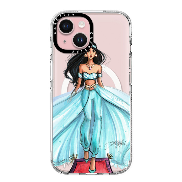 Holly Nichols x CASETiFY iPhone 15 Case Clear Clear Case MagSafe Compatible Magic Carpet Ride Fashion Illustration Case Father's Day Holly Nichols x CASETiFY iPhone 15 Case Clear Clear Case MagSafe Compatible Magic Carpet Ride Fashion Illustration Case Father's Day