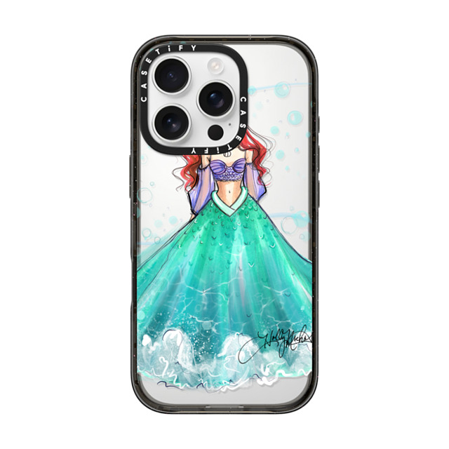 Holly Nichols x CASETiFY iPhone 16 Pro ケース Portraiture ブラック インパクトケース Under the Sea (Princess-Inspired Phone Case) Back to School Holly Nichols x CASETiFY iPhone 16 Pro ケース Portraiture ブラック インパクトケース Under the Sea (Princess-Inspired Phone Case) Back to School