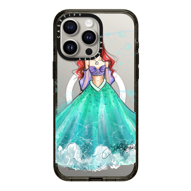 Holly Nichols x CASETiFY iPhone 15 Pro Max ケース Portraiture ブラック インパクトケース MagSafe対応 Under the Sea (Princess-Inspired Phone Case) Back to School Holly Nichols x CASETiFY iPhone 15 Pro Max ケース Portraiture ブラック インパクトケース MagSafe対応 Under the Sea (Princess-Inspired Phone Case) Back to School