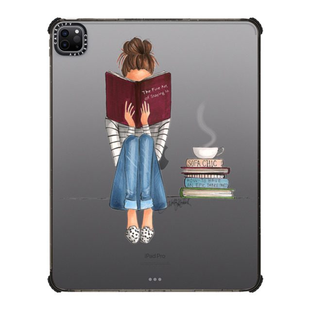 Holly Nichols x CASETiFY iPad Pro 12.9-inch (第5/6世代) Portraiture ブラック iPad インパクト ケース The Fine Art Of Staying In (iPad Case) Father's Day Holly Nichols x CASETiFY iPad Pro 12.9-inch (第5/6世代) Portraiture ブラック iPad インパクト ケース The Fine Art Of Staying In (iPad Case) Father's Day