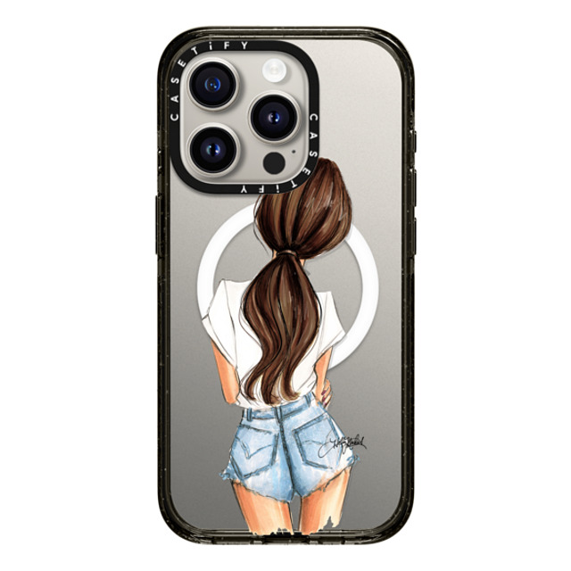 Holly Nichols x CASETiFY iPhone 15 Pro Case Portraiture Black Impact Case MagSafe Compatible Solitude (Fair Complexion, Brunette) Fashion Illustration Case Mother's Day Holly Nichols x CASETiFY iPhone 15 Pro Case Portraiture Black Impact Case MagSafe Compatible Solitude (Fair Complexion, Brunette) Fashion Illustration Case Mother's Day