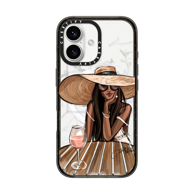 Holly Nichols x CASETiFY iPhone 16 Case Portraiture Black Impact Case MagSafe Compatible Rose Dreamer (Deep Skintone) Summer Wine Girl Father's Day Holly Nichols x CASETiFY iPhone 16 Case Portraiture Black Impact Case MagSafe Compatible Rose Dreamer (Deep Skintone) Summer Wine Girl Father's Day