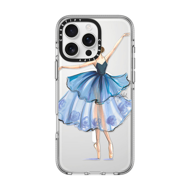 Holly Nichols x CASETiFY iPhone 16 Pro Max Case Clear Clear Case MagSafe Compatible Rise (Ballerina Fashion Illustration Transparent Phone Case) Mother's Day Holly Nichols x CASETiFY iPhone 16 Pro Max Case Clear Clear Case MagSafe Compatible Rise (Ballerina Fashion Illustration Transparent Phone Case) Mother's Day