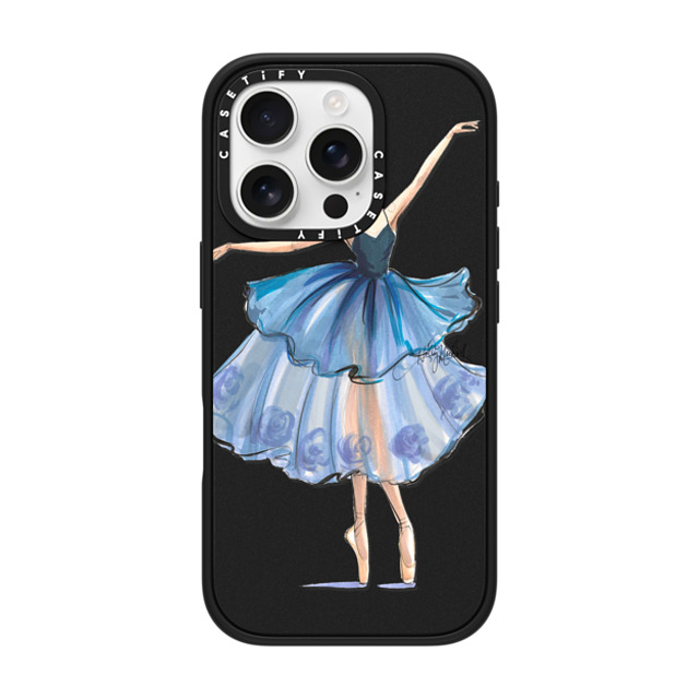 Holly Nichols x CASETiFY iPhone 16 Pro Case マットブラック Impact Case MagSafe Compatible Rise (Ballerina Fashion Illustration Transparent Phone Case) Mother's Day Holly Nichols x CASETiFY iPhone 16 Pro Case マットブラック Impact Case MagSafe Compatible Rise (Ballerina Fashion Illustration Transparent Phone Case) Mother's Day