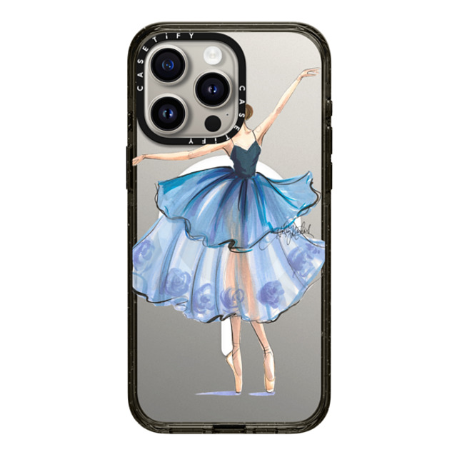 Holly Nichols x CASETiFY iPhone 15 Pro Max Case Black Impact Case MagSafe Compatible Rise (Ballerina Fashion Illustration Transparent Phone Case) Mother's Day Holly Nichols x CASETiFY iPhone 15 Pro Max Case Black Impact Case MagSafe Compatible Rise (Ballerina Fashion Illustration Transparent Phone Case) Mother's Day