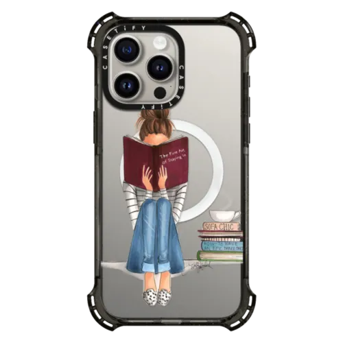 iPhone 15 Pro Max - Girl Reading a Book (The Fine Art of Staying In)