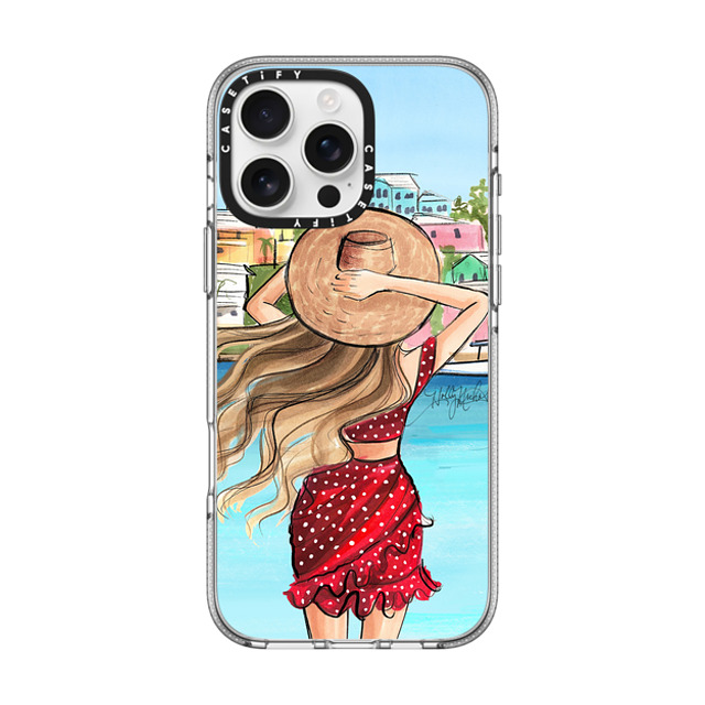 Holly Nichols x CASETiFY iPhone 16 Pro Max Case Portraiture Clear Clear Case MagSafe Compatible Vacation Girl Father's Day Holly Nichols x CASETiFY iPhone 16 Pro Max Case Portraiture Clear Clear Case MagSafe Compatible Vacation Girl Father's Day
