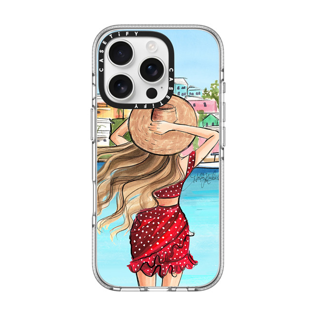 Holly Nichols x CASETiFY iPhone 16 Pro Case Portraiture Clear Clear Case MagSafe Compatible Vacation Girl Father's Day Holly Nichols x CASETiFY iPhone 16 Pro Case Portraiture Clear Clear Case MagSafe Compatible Vacation Girl Father's Day