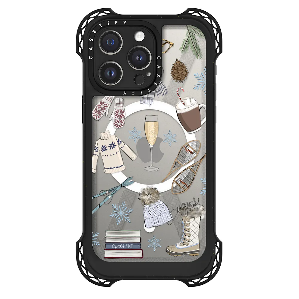 Apr s Ski Fashion Illustration Transparent Phone Case CASETiFY