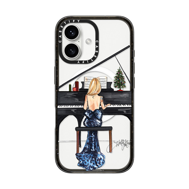 Holly Nichols x CASETiFY iPhone 16 Case Christmas Black Impact Case MagSafe Compatible Yu Zoomed View Mother's Day Holly Nichols x CASETiFY iPhone 16 Case Christmas Black Impact Case MagSafe Compatible Yu Zoomed View Mother's Day
