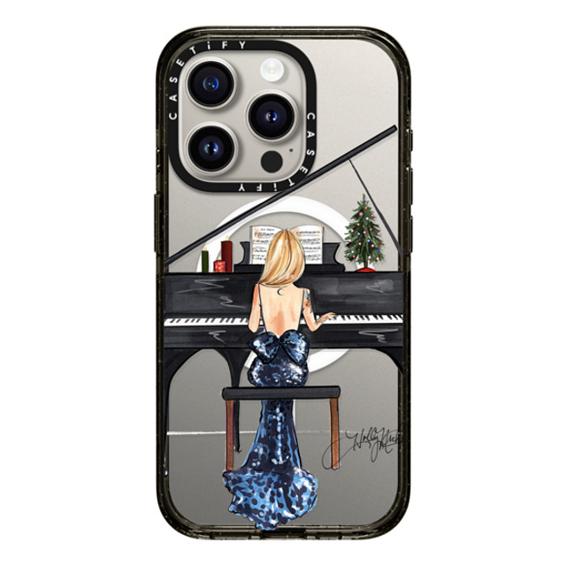 Holly Nichols x CASETiFY iPhone 15 Pro Case Christmas Black Impact Case MagSafe Compatible Yu Zoomed View Mother's Day Holly Nichols x CASETiFY iPhone 15 Pro Case Christmas Black Impact Case MagSafe Compatible Yu Zoomed View Mother's Day