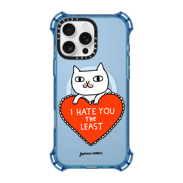 Gemma Correll x CASETiFY iPhone 16 Pro Max Case ベイビーブルー バウンスケース I Hate You The Least Gemma Correll x CASETiFY iPhone 16 Pro Max Case ベイビーブルー バウンスケース I Hate You The Least
