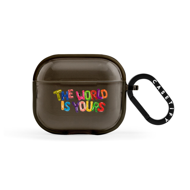 Sue Tsai x CASETiFY AirPods(第3世代) Black インパクトケース THE WORLD IS YOURS AIRPODS CASE BY SUE TSAI Sue Tsai x CASETiFY AirPods(第3世代) Black インパクトケース THE WORLD IS YOURS AIRPODS CASE BY SUE TSAI
