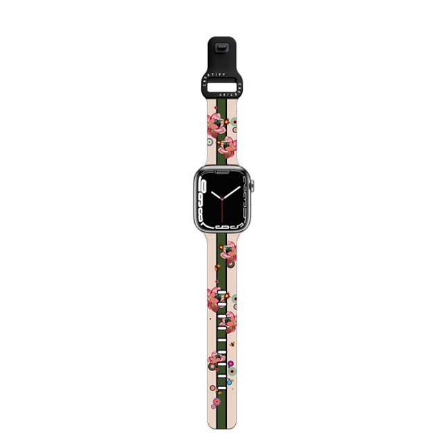 Sue Tsai x CASETiFY Apple Watch Band Series 11 (42mm) Floral,Pop Art ブラック インパクト バンド FLOWER TIME BOMB CREAM APPLE WATCH BAND BY SUE TSAI New iPhone Sue Tsai x CASETiFY Apple Watch Band Series 11 (42mm) Floral,Pop Art ブラック インパクト バンド FLOWER TIME BOMB CREAM APPLE WATCH BAND BY SUE TSAI New iPhone