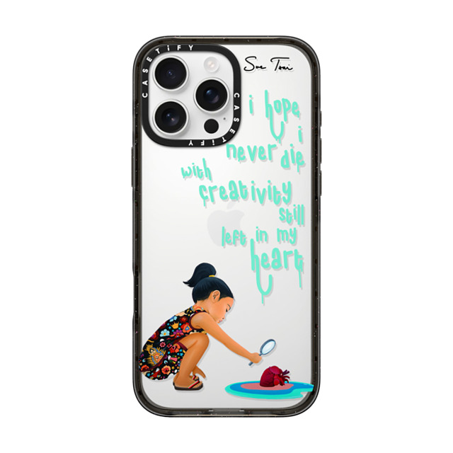 Sue Tsai x CASETiFY iPhone 16 Pro Max ケース Quote,Portraiture ブラック インパクトケース ARTIST FEARS IPHONE CASE BY SUE TSAI Father's Day Sue Tsai x CASETiFY iPhone 16 Pro Max ケース Quote,Portraiture ブラック インパクトケース ARTIST FEARS IPHONE CASE BY SUE TSAI Father's Day