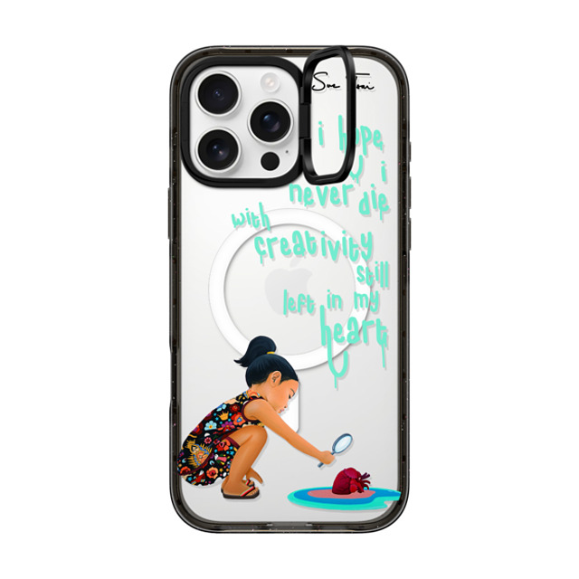 Sue Tsai x CASETiFY iPhone 16 Pro Max ケース Quote,Portraiture ブラック インパクトリングスタンドケース MagSafe対応 ARTIST FEARS IPHONE CASE BY SUE TSAI Father's Day Sue Tsai x CASETiFY iPhone 16 Pro Max ケース Quote,Portraiture ブラック インパクトリングスタンドケース MagSafe対応 ARTIST FEARS IPHONE CASE BY SUE TSAI Father's Day