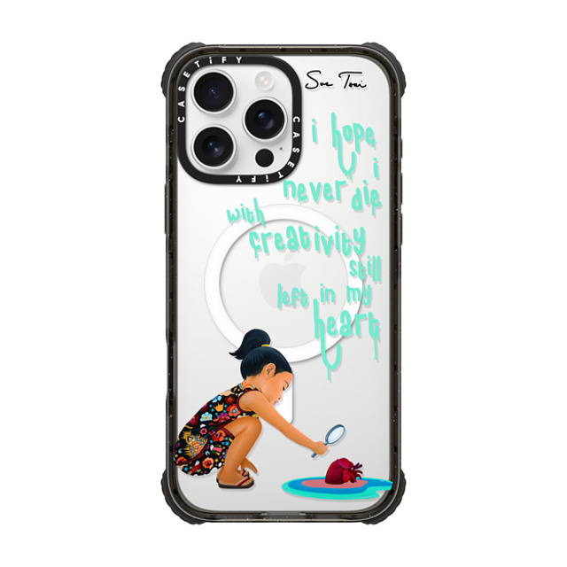 Sue Tsai x CASETiFY iPhone 16 Pro Max Case Quote,Portraiture Black ウルトラ インパクトケース MagSafe 対応 ARTIST FEARS IPHONE CASE BY SUE TSAI Father's Day Sue Tsai x CASETiFY iPhone 16 Pro Max Case Quote,Portraiture Black ウルトラ インパクトケース MagSafe 対応 ARTIST FEARS IPHONE CASE BY SUE TSAI Father's Day