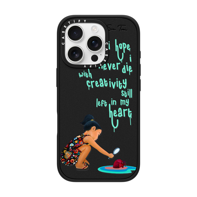 Sue Tsai x CASETiFY iPhone 16 Pro ケース Quote,Portraiture マットブラック インパクトケース MagSafe対応 ARTIST FEARS IPHONE CASE BY SUE TSAI Father's Day Sue Tsai x CASETiFY iPhone 16 Pro ケース Quote,Portraiture マットブラック インパクトケース MagSafe対応 ARTIST FEARS IPHONE CASE BY SUE TSAI Father's Day