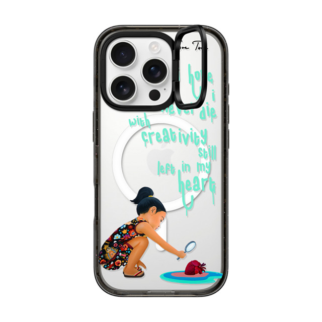 Sue Tsai x CASETiFY iPhone 16 Pro ケース Quote,Portraiture ブラック インパクトリングスタンドケース MagSafe対応 ARTIST FEARS IPHONE CASE BY SUE TSAI Father's Day Sue Tsai x CASETiFY iPhone 16 Pro ケース Quote,Portraiture ブラック インパクトリングスタンドケース MagSafe対応 ARTIST FEARS IPHONE CASE BY SUE TSAI Father's Day