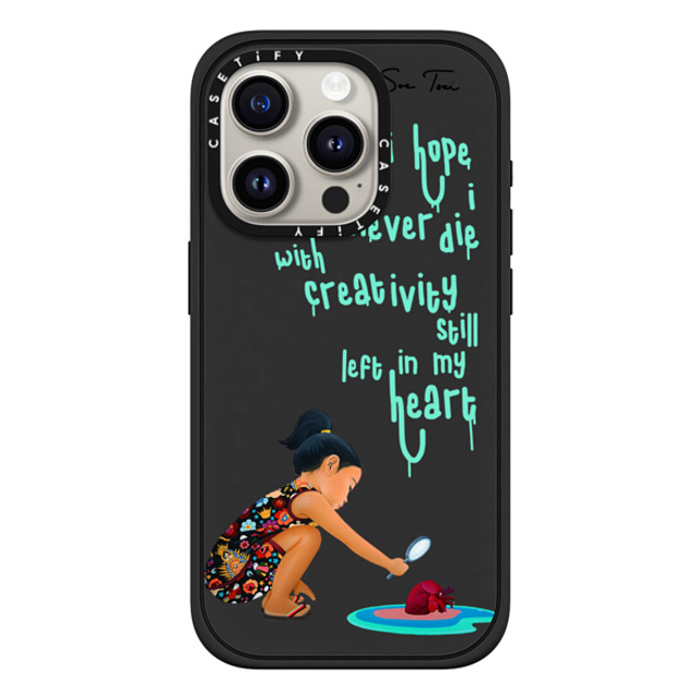 Sue Tsai x CASETiFY iPhone 15 Pro ケース Quote,Portraiture マットブラック インパクトケース MagSafe対応 ARTIST FEARS IPHONE CASE BY SUE TSAI Father's Day Sue Tsai x CASETiFY iPhone 15 Pro ケース Quote,Portraiture マットブラック インパクトケース MagSafe対応 ARTIST FEARS IPHONE CASE BY SUE TSAI Father's Day