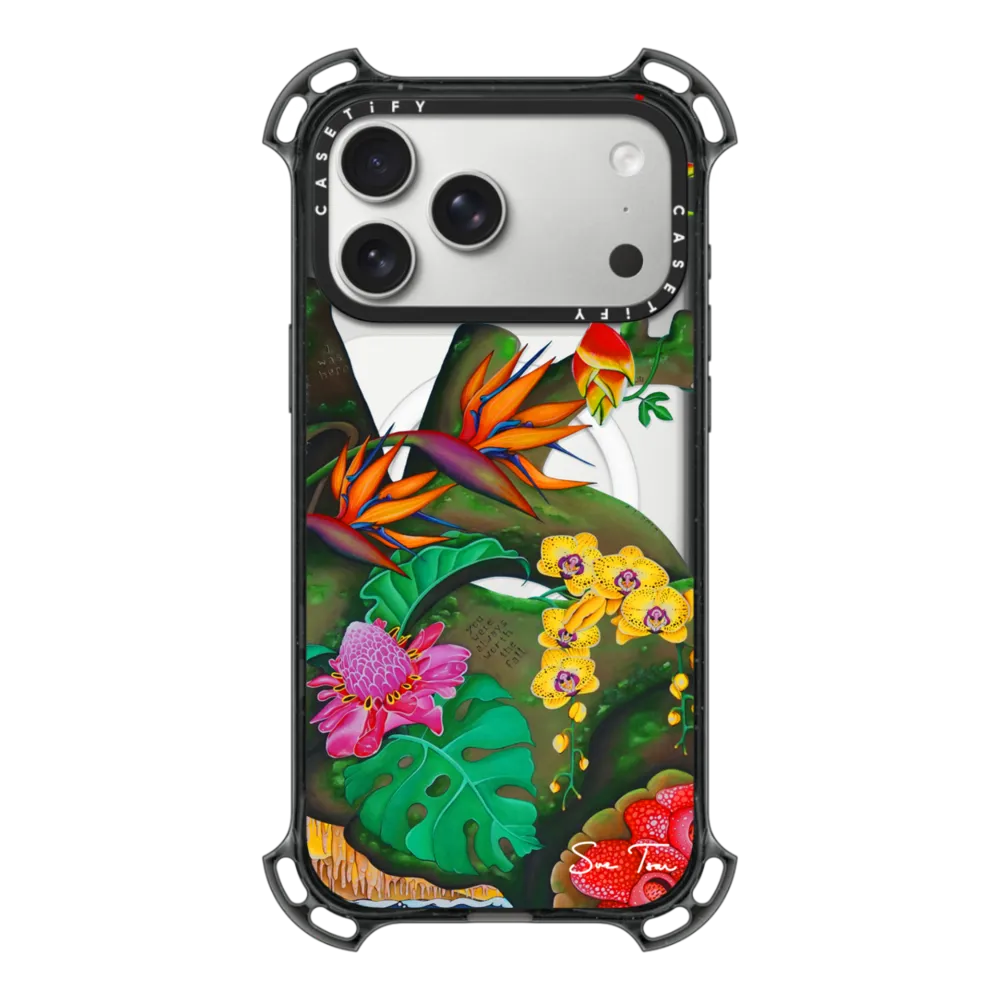 Bounce iPhone 17 Pro Max Case MagSafe Compatible - OASIS IPHONE CASE BY SUE TSAI