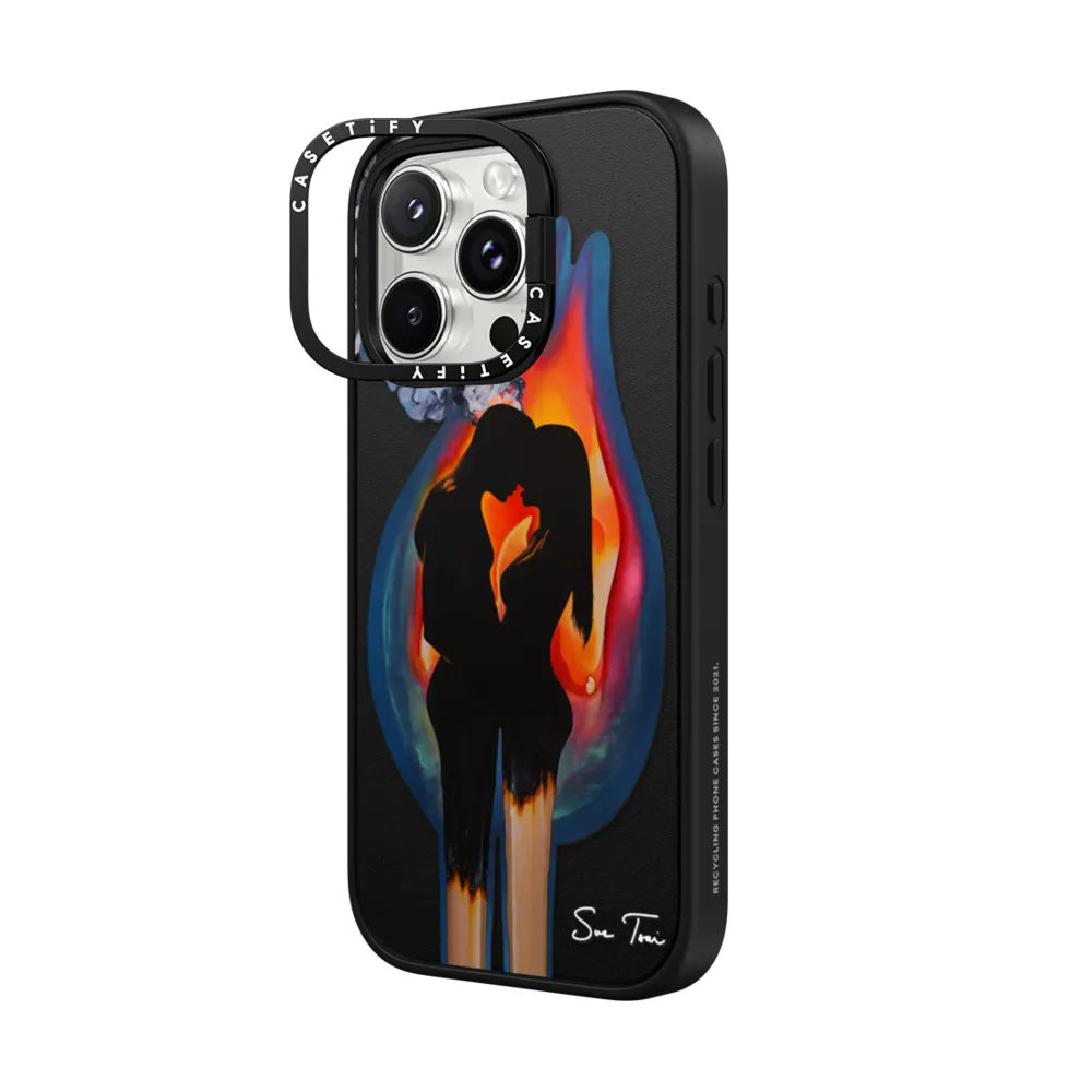 Impact Ring Stand iPhone 16 Pro Max Case MagSafe Compatible - TWIN FLAME IPHONE CASE BY SUE TSAI