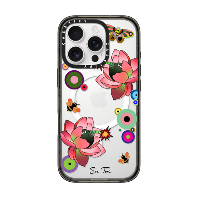 Sue Tsai x CASETiFY iPhone 16 Pro Case Floral,Butterfly Black Impact Case MagSafe Compatible PINK FLOWER BOMB IPHONE CASE BY SUE TSAI Father's Day Sue Tsai x CASETiFY iPhone 16 Pro Case Floral,Butterfly Black Impact Case MagSafe Compatible PINK FLOWER BOMB IPHONE CASE BY SUE TSAI Father's Day