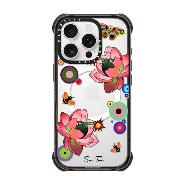 Sue Tsai x CASETiFY iPhone 16 Pro Case Floral,Butterfly Black ウルトラ インパクトケース MagSafe 対応 PINK FLOWER BOMB IPHONE CASE BY SUE TSAI Father's Day Sue Tsai x CASETiFY iPhone 16 Pro Case Floral,Butterfly Black ウルトラ インパクトケース MagSafe 対応 PINK FLOWER BOMB IPHONE CASE BY SUE TSAI Father's Day