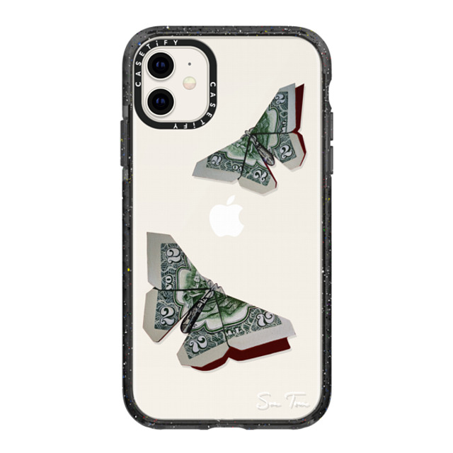 Sue Tsai x CASETiFY iPhone 11 ケース ブラック インパクトケース MONEYFLY IPHONE CASE BY SUE TSAI