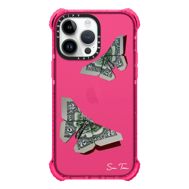 Sue Tsai x CASETiFY iPhone 14 Pro Max Case Bubble Gum ウルトラインパクトケース MONEYFLY IPHONE CASE BY SUE TSAI Sue Tsai x CASETiFY iPhone 14 Pro Max Case Bubble Gum ウルトラインパクトケース MONEYFLY IPHONE CASE BY SUE TSAI