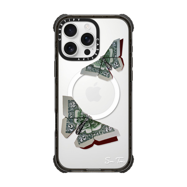 Sue Tsai x CASETiFY iPhone 16 Pro Max Case Black ウルトラ インパクトケース MagSafe 対応 MONEYFLY IPHONE CASE BY SUE TSAI Sue Tsai x CASETiFY iPhone 16 Pro Max Case Black ウルトラ インパクトケース MagSafe 対応 MONEYFLY IPHONE CASE BY SUE TSAI