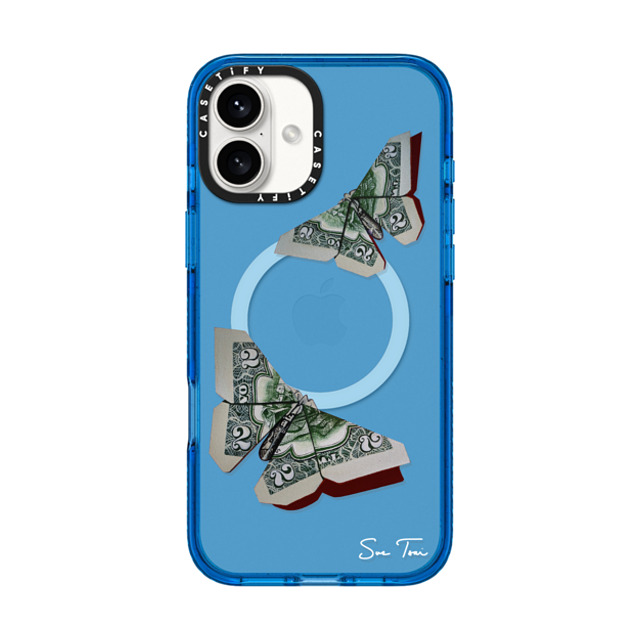 Sue Tsai x CASETiFY iPhone 16 Plus Case スカイブルー Impact Case MagSafe Compatible MONEYFLY IPHONE CASE BY SUE TSAI Sue Tsai x CASETiFY iPhone 16 Plus Case スカイブルー Impact Case MagSafe Compatible MONEYFLY IPHONE CASE BY SUE TSAI