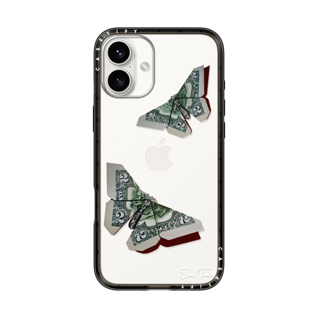 Sue Tsai x CASETiFY iPhone 16 Plus Case Black インパクトライトケース MONEYFLY IPHONE CASE BY SUE TSAI Sue Tsai x CASETiFY iPhone 16 Plus Case Black インパクトライトケース MONEYFLY IPHONE CASE BY SUE TSAI