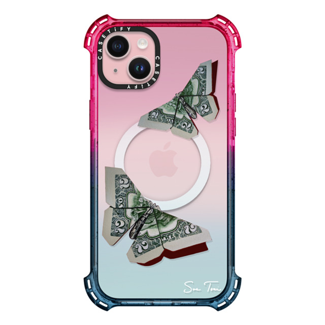 Sue Tsai x CASETiFY iPhone 15 Plus Case Butterfly Cotton Candy バウンスケース MONEYFLY IPHONE CASE BY SUE TSAI Mother's Day Sue Tsai x CASETiFY iPhone 15 Plus Case Butterfly Cotton Candy バウンスケース MONEYFLY IPHONE CASE BY SUE TSAI Mother's Day