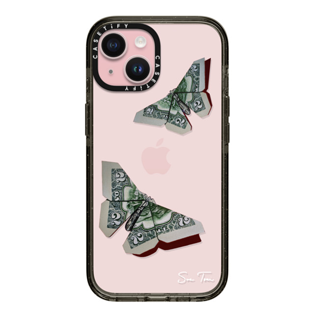 Sue Tsai x CASETiFY iPhone 15 ケース ブラック インパクトケース MONEYFLY IPHONE CASE BY SUE TSAI