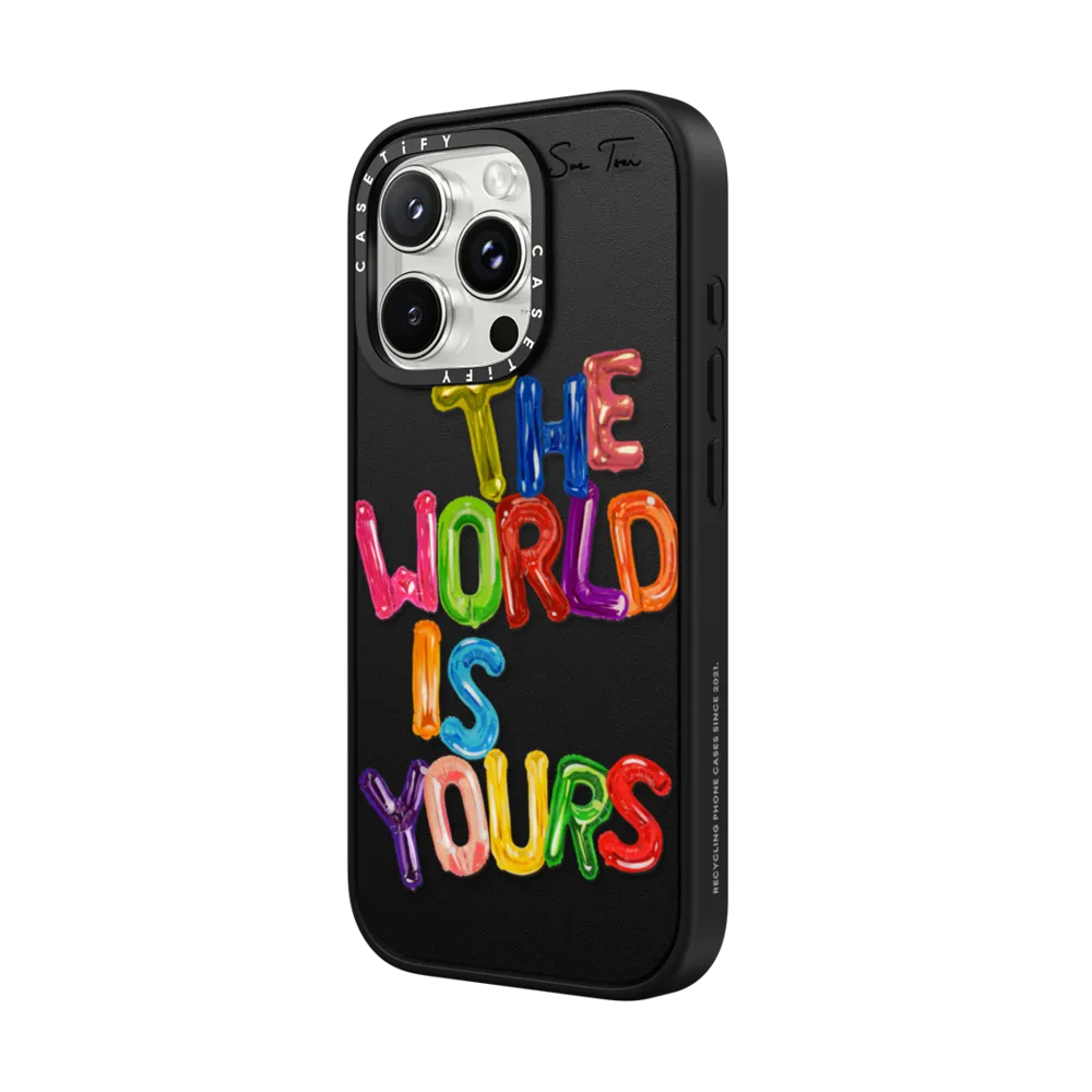 Impact iPhone 16 Pro Case MagSafe Compatible - THE WORLD IS YOURS IPHONE CASE BY SUE TSAI