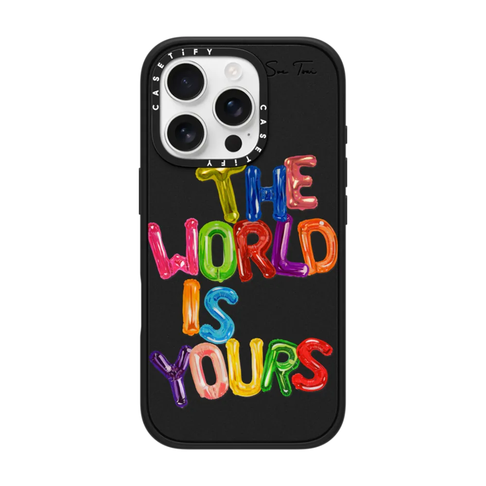 Impact iPhone 16 Pro Case MagSafe Compatible - THE WORLD IS YOURS IPHONE CASE BY SUE TSAI
